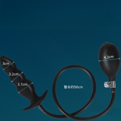 lymQ30--Inflatable anal dilator with steel balls