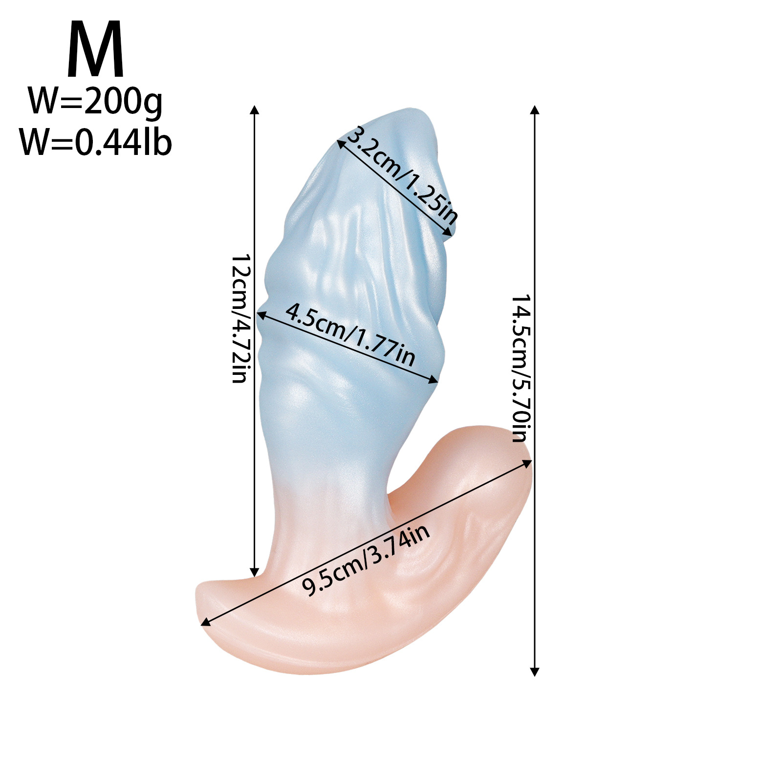 JS-YL318--Odd-shaped anal plug for outdoor wear