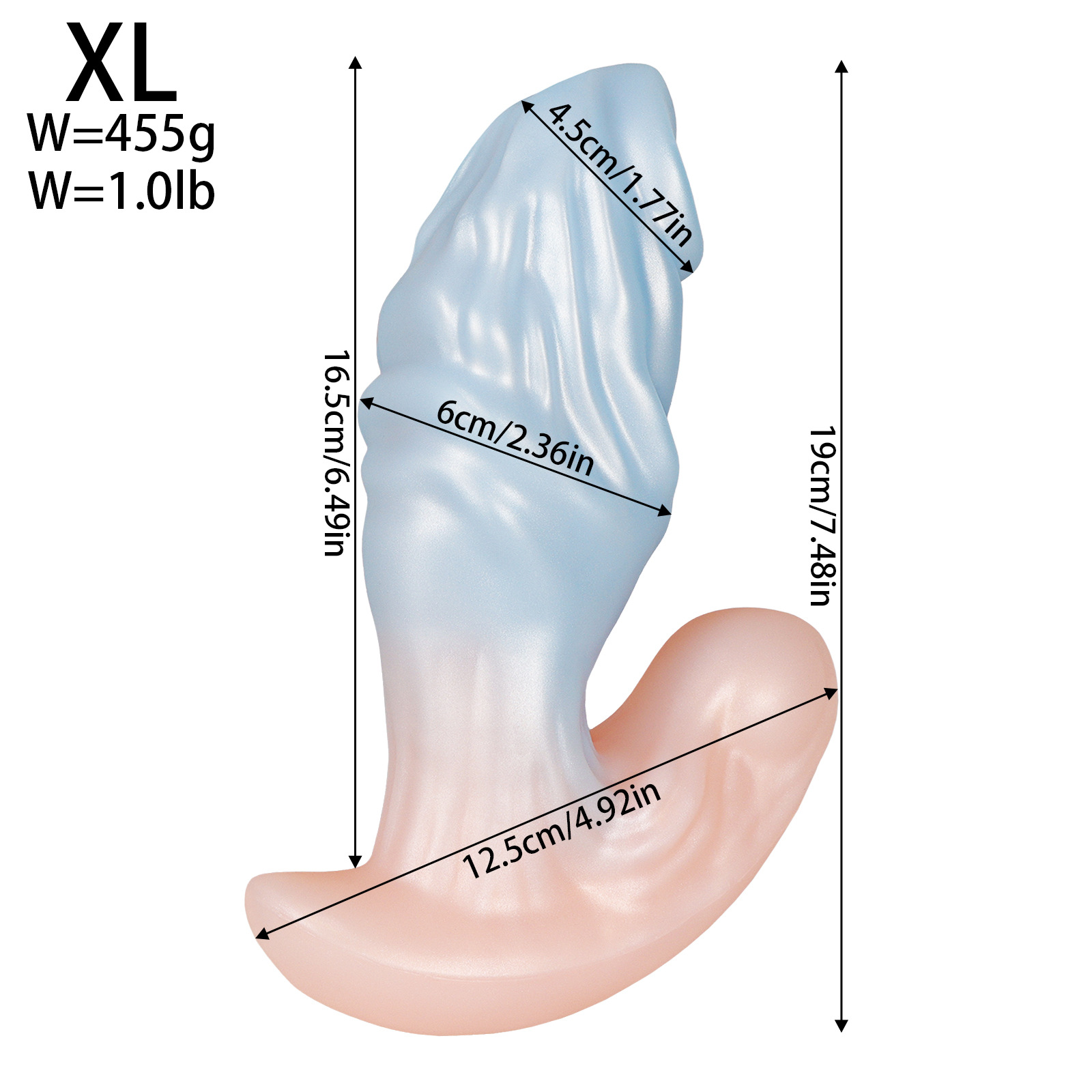 JS-YL318--Odd-shaped anal plug for outdoor wear