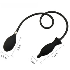 CQ001--Inflatable bullet anal plug, inflatable expanding anal dilator