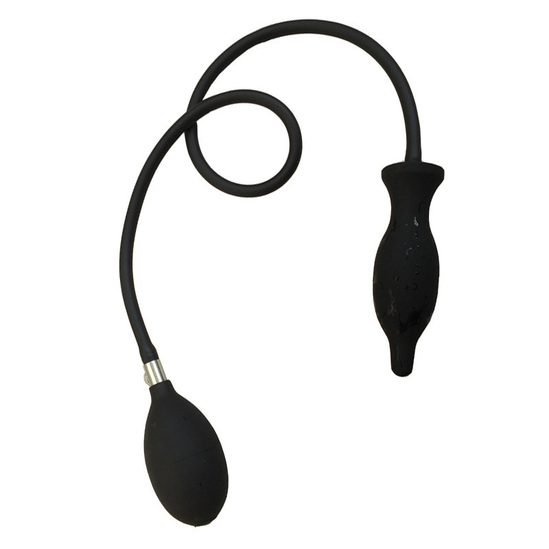 CQ001--Inflatable bullet anal plug, inflatable expanding anal dilator