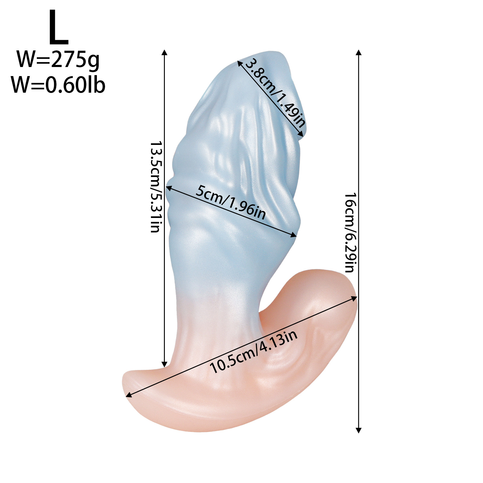 JS-YL318--Odd-shaped anal plug for outdoor wear