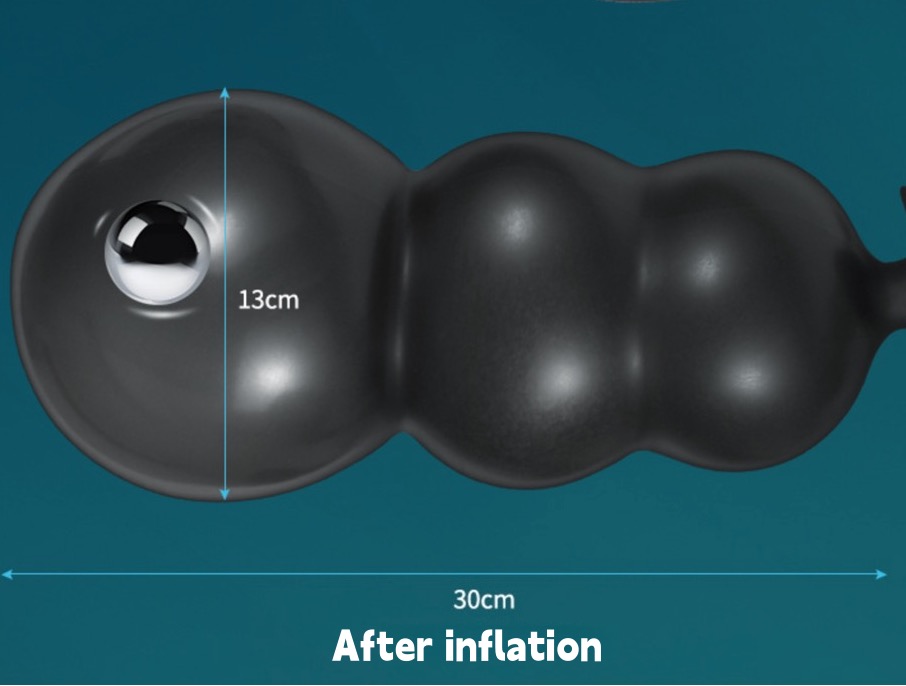 lymQ30--Inflatable anal dilator with steel balls
