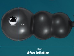 lymQ30--Inflatable anal dilator with steel balls