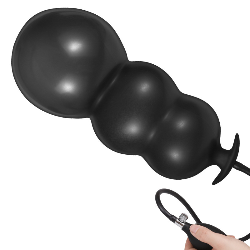 lymQ30--Inflatable anal dilator with steel balls