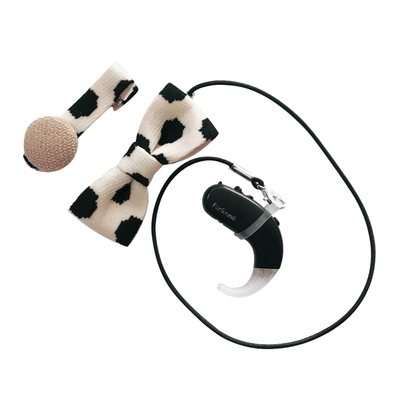 Girls BTE Clip-Cow Pattern