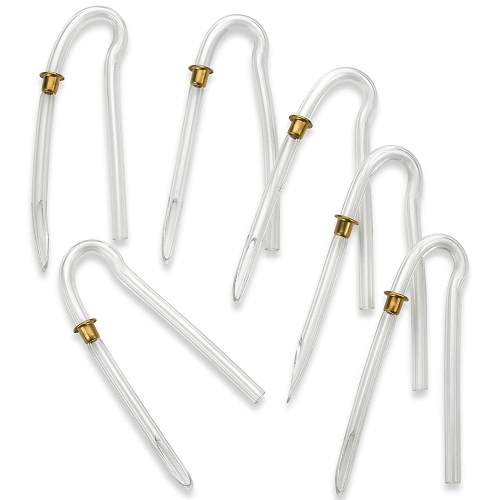 Preformed tube with metal lock
