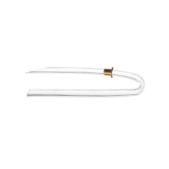 Bent tubing with metal lock