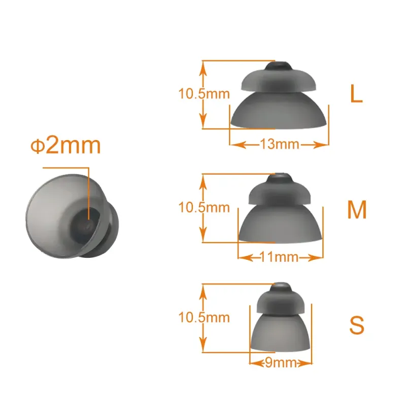 Black Power Dome for Phonak