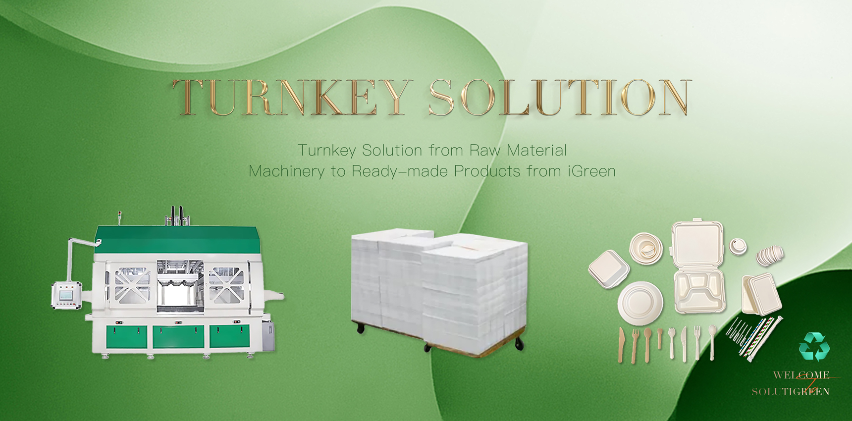 from Machinery to raw material to Finished products