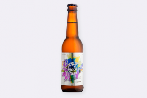 Metalized label paper