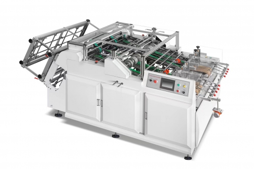 Paper Burger Box Take Away Clamshell Making Machine-Dual Station