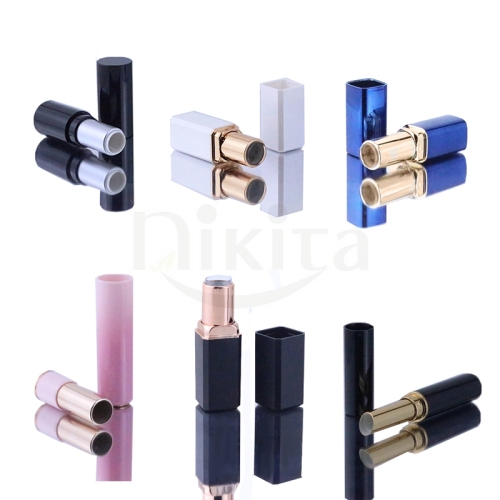 High Quality Chinese Traditional Style Hexagon Empty 3.5g Vintage Lipstick Tube Lipstick Packaging(PLT02)