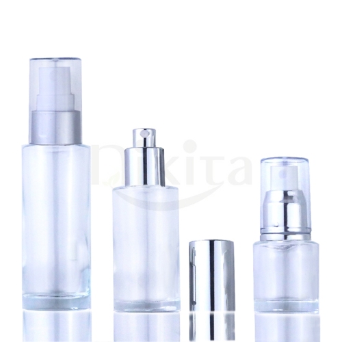 Wholesale Empty Round Glass Bottles Cosmetic Mist Spray Glass Bottle (GAC02)
