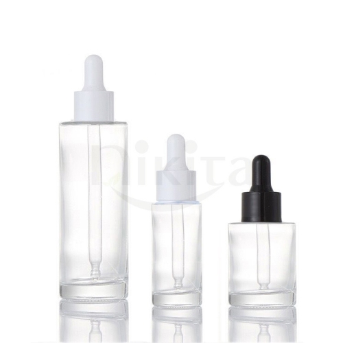 10ml Cylinder Glass Bottle Cosmetic Custom Luxury Glass Cylinder Dropper Bottle (GDC02)