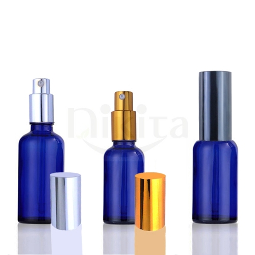 Hot Sale Glass Bottle Cosmetic 50ml Serum Cream Pump Glass Bottle (GEP02-B)