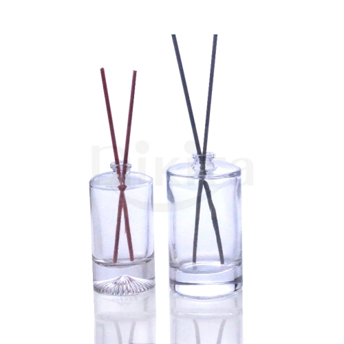 Luxury New Design Empty 50ml 100ml Unique Round Diffuser Glass Bottle Aroma Household Packaging(GFP04-C)
