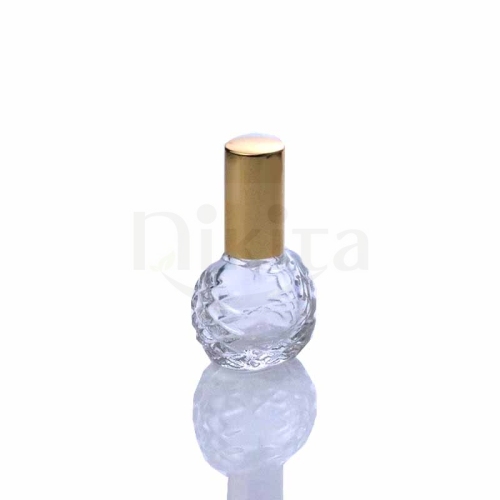 In stock Mini Glass Bottle 8ml Empty Clear Pineapple shape Glass Perfume bottle with Sprayer(GPM19-S)