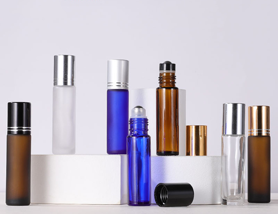 Roll on glass bottle