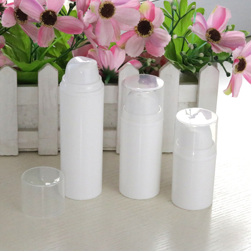 1oz 30ml 50ml Cosmetic White Airless Pump Serum Bottle (PAN020)