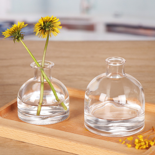 Nordic Style 50ml 100ml 150ml 200ml Clear Glass Room Diffuser Bottles Empty Cosmetic Perfume Oil Bottle Packaging (GFP09-H)