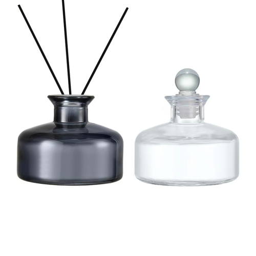 Unique 50ml 100ml 150ml 200ml 250ml Clear Glass Perfume Bottle Empty Reed Diffuser Aroma Bottles Packaging (GFP02-H)