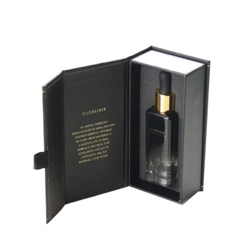 Custom Rectangle Cosmetic Paper Boxes Empty Magnetic Paper Packaging for Glass Bottle (PP01)