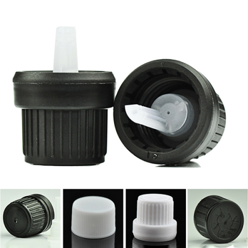 neck 18mm plastic cap with plug for essential oil