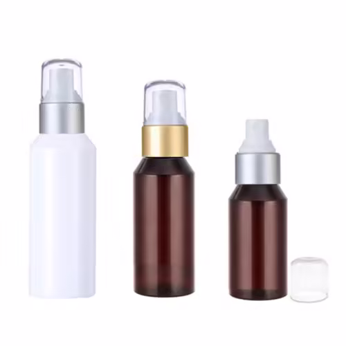 Slant Shoulder PET 30ml 60ml 100ml 120ml 150ml 200ml Plastic Spray/pump Bottle