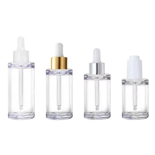 Flat Shoulder PETG 20ml 30ml 40ml 50ml Plastic dropper Bottle