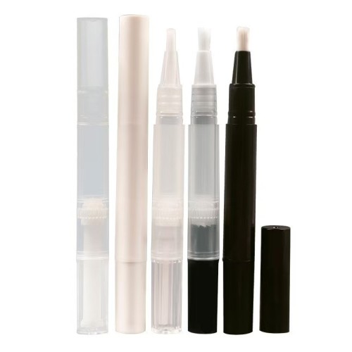 2ml/4ml Empty Plastic Colorful Twist Nail Oil Pen With Brush Concealer &amp; Liquid Foundation Dispensing Bottle