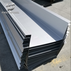 Stainless steel gutters