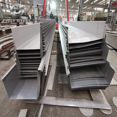 Stainless steel gutters