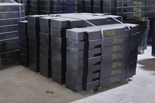 Counterweight iron