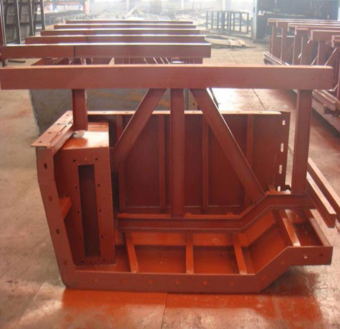 Cover beam steel formwork