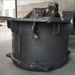 Cast steel crusher frame