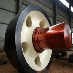 Rotary kiln support wheel