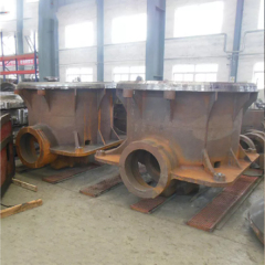 Cast steel crusher frame