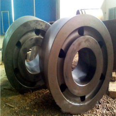 Rotary kiln support wheel