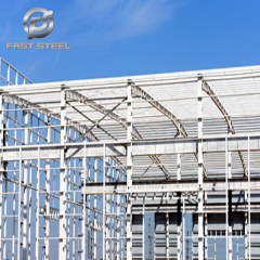 Galvanized steel structure workshop