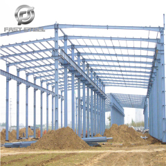 Large steel structure workshop