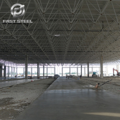 Grid steel structure workshop