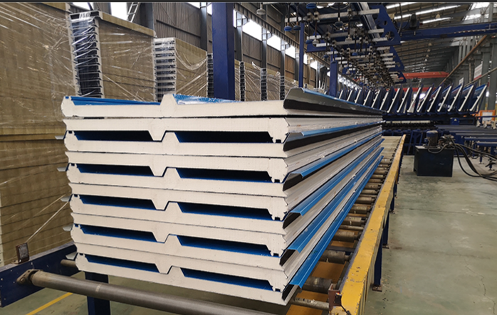 Rock wool sandwich panel