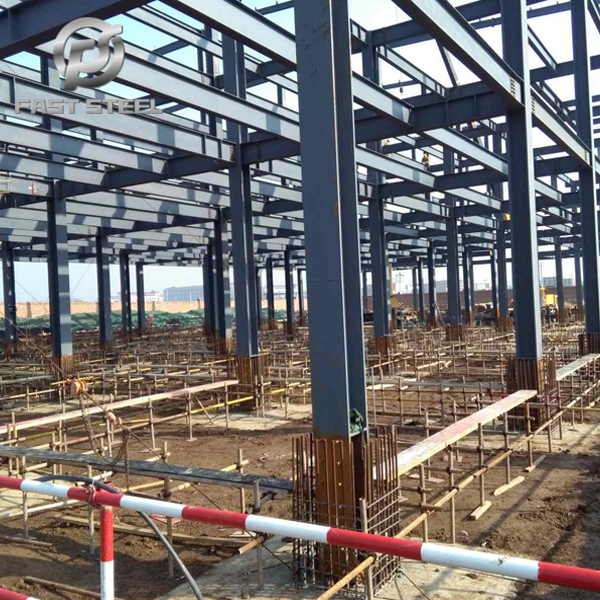 What is the method of cooling steel structure plant structure?