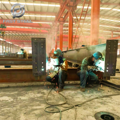 Steel structure fabrication factory