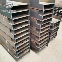 Steel structure plasma cutting