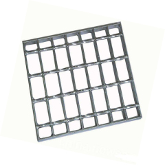 Hot-dip galvanized steel grating