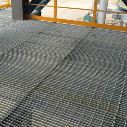 Platform steel grating