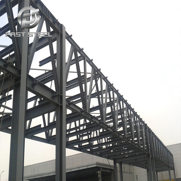 Joint design and construction of steel structure shop