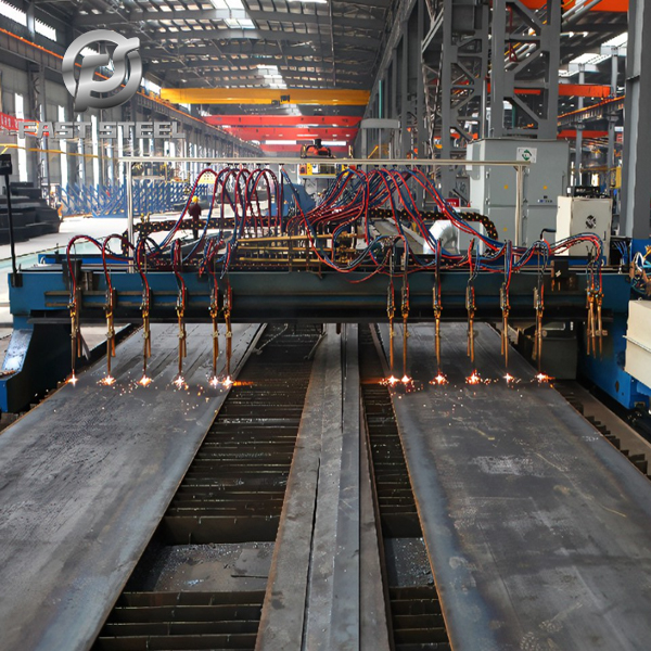 Heat treatment of steel structure after welding